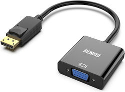 Benfei Displayport To Vga Adapter 1080p One-way Black