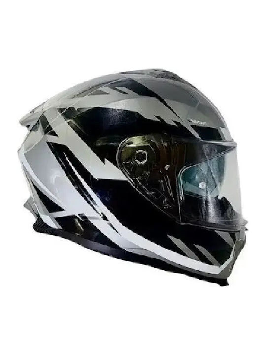 Faseed 865 ATOS Black Grey White Κράνος Μηχανής...