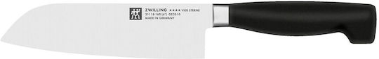 Zwilling J.A. Henckels Twin Four Star Santoku Knife from Stainless Steel 16cm