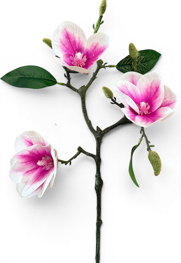 Stewehome Dekoratives Künstliches Magnolienblumen Mit Flüssiger Textur Große Blätter Bunt · Ste-051110-p51110