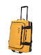Paulter Cabin Fabric Yellow Travel Suitcase Height 53cm