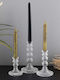 SteweHome Set Crystal Candle Holders 10x15cm 3 Pieces