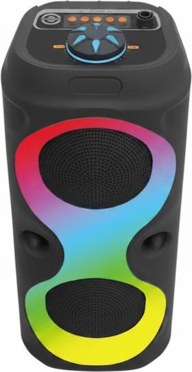 Kimiso QS-3628 Bluetooth Lautsprecher 10W mit Betriebszeiten (maximal) bis zu 4 Stunden Schwarz