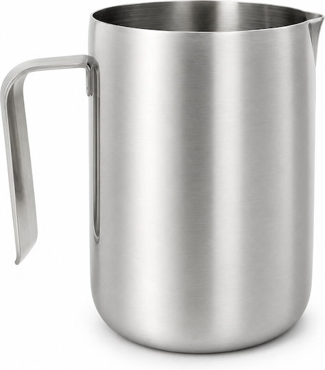 Stainless Steel Milk Jug Ergonomic Handle Container Milk Coffee Cappuccino Milk Frothing 750 Ml