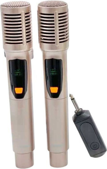 Kimiso Wireless Karaoke Microphones KMS-903MC 509038_rgo Rose Gold