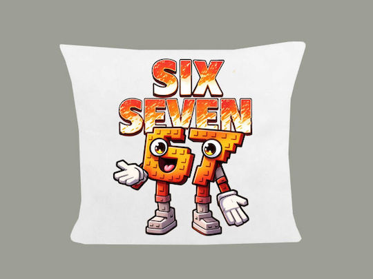 Perna Dimensiune 40x40cm Six-seven Alb