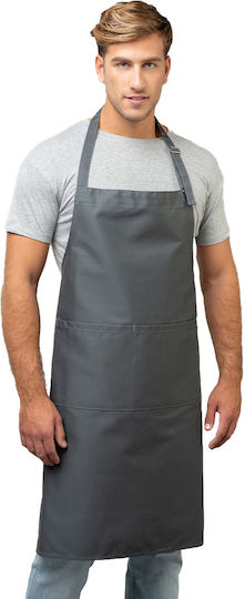 About Basics Full Body Waiter Apron 00404b Grey