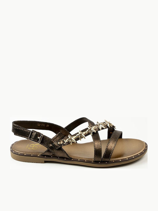 Fshoes Women's Flat Sandals Brown