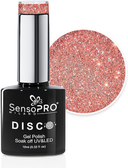 SensoPro Milano Ojă Pentru Unghii Cu Gel Place To Party #21 Cu Sclipici 10ml