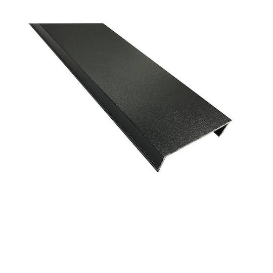 Aca Light Metal Black Cover Aluminum Profile P240 2.5m/pc
