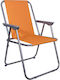 Foldable Beach Lounger-Armchair Orange C2034-Orange