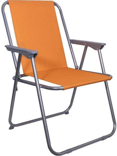 Foldable Beach Lounger-Armchair Orange C2034-Orange