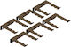 Werkzeugzubehör Element Braune Set 6 Stück