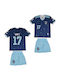 Kids Football Set Wirtz Germany National Team World Cup 2026 Blue Balón De Oro Blue Unisex Kids Ab170