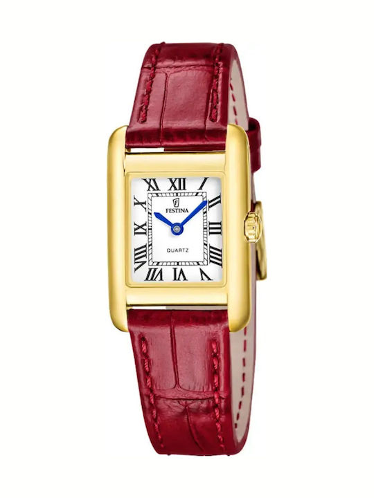 Festina Дамски Часовник 23 мм На Батерия със Зл...