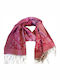 Women's Burgundy Shawl