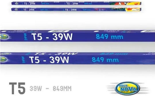 Aqua Nova Λάμπα T5 για Φωτισμό Ενυδρείου με Ροζ Φως 39W