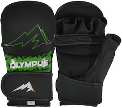 Olympus Sport Spar-z Sparring MMA Gloves 07 oz Black Green Olympus Sport Spar-z Sparring MMA Gloves 07 oz Black Green