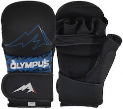 Olympus Sport Spar-z Sparring MMA Gloves 07 Oz Black Blue Olympus Sport Spar-z Sparring MMA Gloves 07 Oz Black Blue