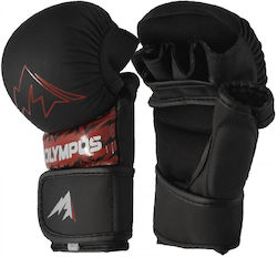 Olympus Sport Spar-z MMA Sparring Gloves 07 Oz Black Red Olympus Sport Spar-z MMA Sparring Gloves 07 Oz Black Red