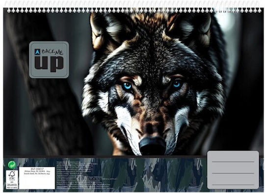 Μπλοκ Ζωγραφικης Bmu Α4 30 Φυλλα Blue Eye Wolf 357-33417