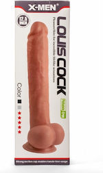 Cock Dildo με Όρχεις και Βεντούζα Μαύρο