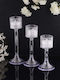 SteweHome Set Of 3 Candle Holders Various Colors