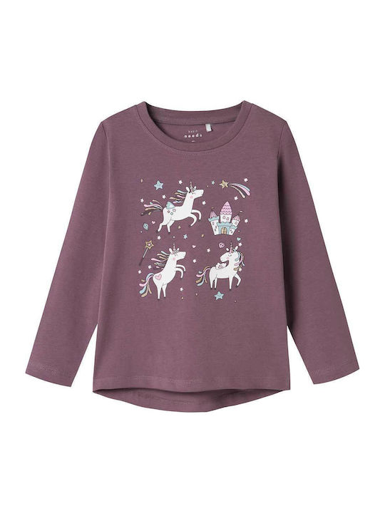 Name It Kids Long-Sleeved Blouse Arctic Dusk