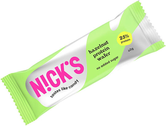 Nick's Nick's Proteinriegel mit Haselnuss Geschmack 40g
