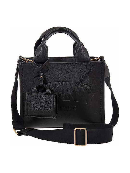 DKNY Hadlee Sm Γυναικεία Τσάντα Χειρός Μαύρη