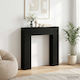vidaXL Holz Kaminumrandung 102x100,5cm
