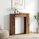 vidaXL Wooden Fireplace Mantel 100x100cm