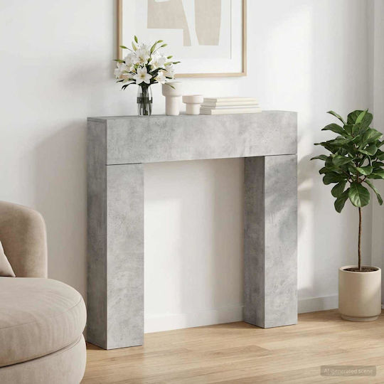 vidaXL Ξύλινη Πρόσοψη Τζακιού 102x100.5cm