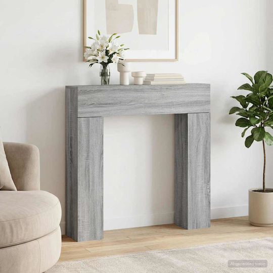 vidaXL Wooden Fireplace Mantel 102x100.5cm