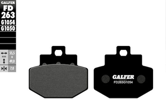Galfer Kh321 Semi-metallic Brake Pads Scooters