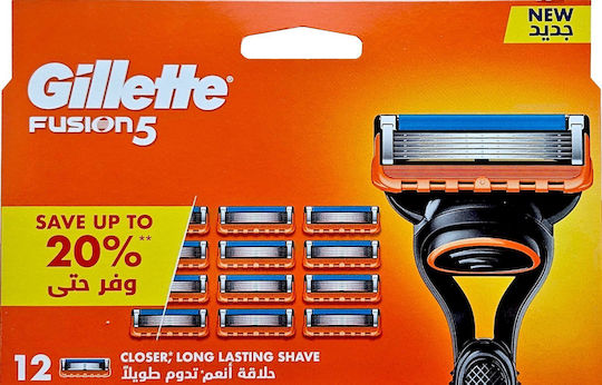 Gillette Ersatzköpfe mit 5 Klingen 12 Stück