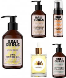 Bali Curls Set complet de îngrijire Rutina completă Șampon Balsam Tratament de styling Buclele definite voluminoase sănătoase Bali Curls Set complet de îngrijire Rutina completă Șampon Balsam Tratament de styling Buclele definite voluminoase sănătoase