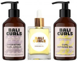 Bali Curls Curly Hair Care Set 150 Ml Curl Defining Gel 150 Ml Moisturizing Curl Cream 30 Ml Bonding Oil Defined Shiny Nourished Curls Bali Curls Curly Hair Care Set 150 Ml Curl Defining Gel 150 Ml Moisturizing Curl Cream 30 Ml Bonding Oil Defined Shiny Nourished Curls