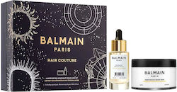 Set Balmain Professionnel Overnight Botanical Oils Hair Serum Repairing 30 Ml + Moisturizing Hair Treatment Cream Mask Repairing 200 Ml Set Balmain Professionnel Overnight Botanical Oils Hair Serum Repairing 30 Ml + Moisturizing Hair Treatment Cream Mask Repairing 200 Ml