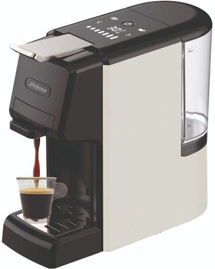 Espresso Machine PREM-40578 Primo Hot & Cold 4 in 1 20Bar Digital Ivory-103 with Decorative Chain
