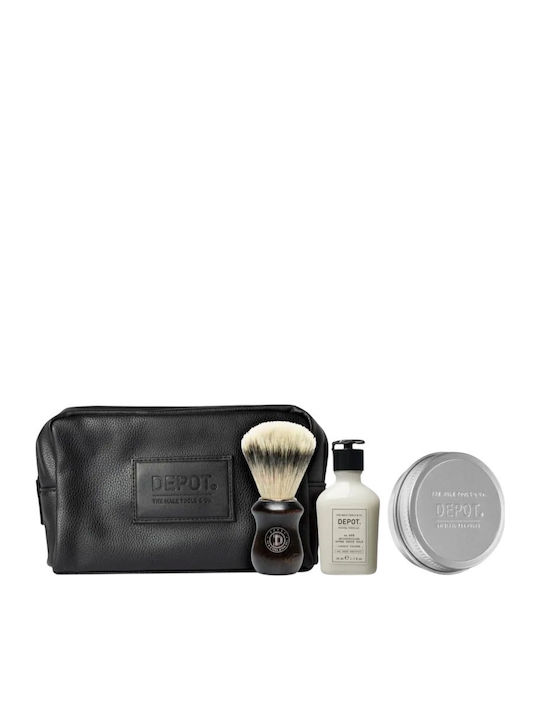 Set Depot 400 Shave Specifics No 408 Balsam After-Shave Hidratant Classic Cologne 50 Ml + 400 Shave Specifics No 412 Săpun de Ras Hidratant 100 G + Accesorii No 731 Luxury Artificial Fi Set Depot 400 Shave Specifics No 408 Balsam After-Shave Hidratant Classic Cologne 50 Ml + 400 Shave Specifics No 412 Săpun de Ras Hidratant 100 G + Accesorii No 731 Luxury Artificial Fi
