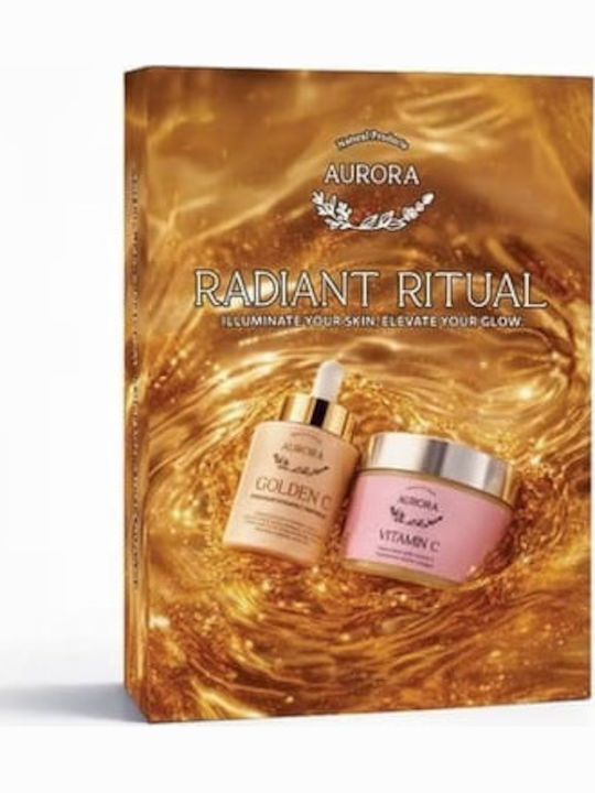 Aurora Natural Aurora Box Set Radiant Ritual Set îngrijire pentru Hidratare & Strălucire