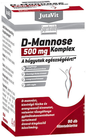 Jutavit D-mannose Complex 500 Mg Jutavit 90 Tablets