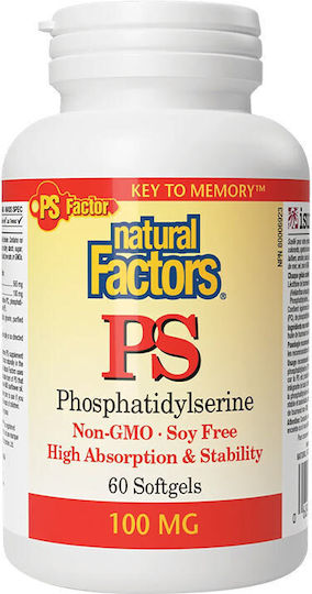 Natural Factors Ps Phosphatidylserine 100 Mg Natural Factors 60 Softgels