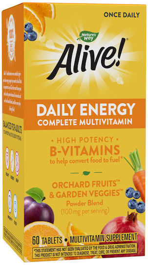 Nature's Way Alive! Daily Energy Complete Мултивитамини Nature's Way 60 Таблетки