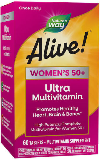 Nature's Way Alive! Мултивитамини Ултра За Жени 50+ Nature's Way 60 Таблетки