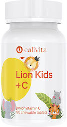 Calivita Lion Kids +c Calivita 90 Дъвчащи таблетки Calivita Lion Kids +c Calivita 90 Дъвчащи таблетки