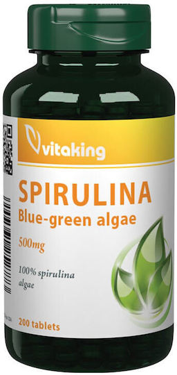 Vitaking Spirulina Algae 500 Mg Vitaking 200 Tablets