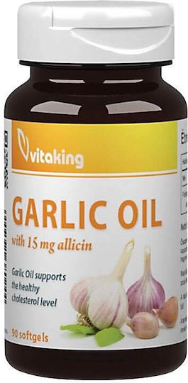 Vitaking Garlic Oil 15 Mg Allicin Vitaking 90 Softgels
