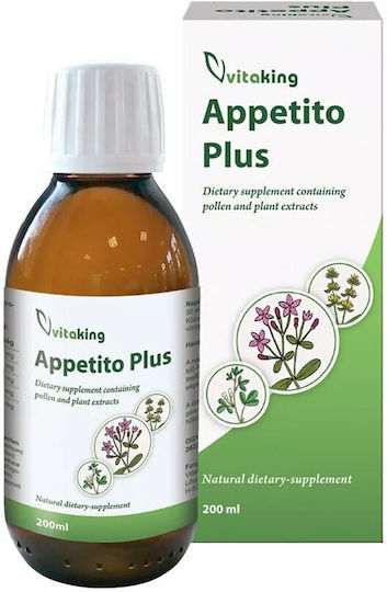 Vitaking Appetito Plus 200 Ml Sirop din plante Vitaking 200 Ml
